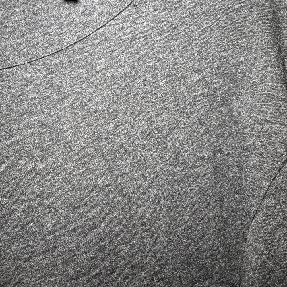 Theory Heather Gray Long Sleeve Tee XL Minimalist Staple - Picture 4 of 5